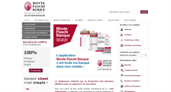 Desktop Screenshot of montepaschi-banque.fr